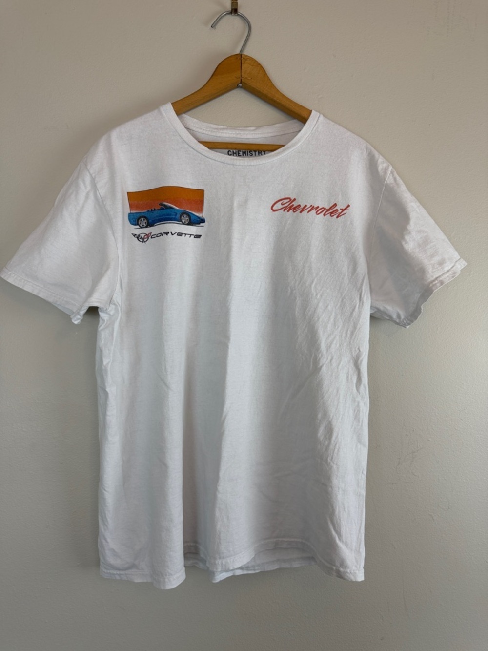 “The 1998 Chevrolet Corvette” Graphic T-Shirt Size Large 100% Cotton Back Print